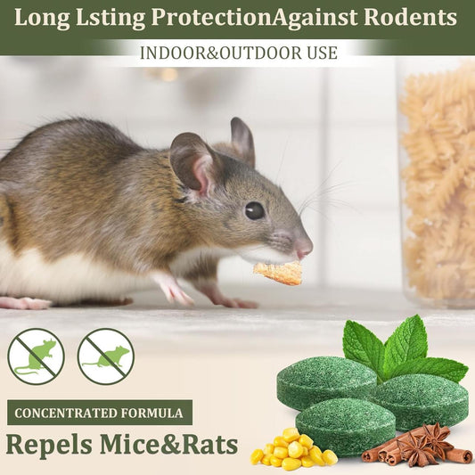 Rat Repellent Balls for Car Rodent Repellent to Protect Wires in Car, Bike & Truck Engine No Kill Only Repels Home Indoor-Outdoor Garage Rat Controller Pills to Keep Rodents Out of Car Pack of 1 (10 Tablet)