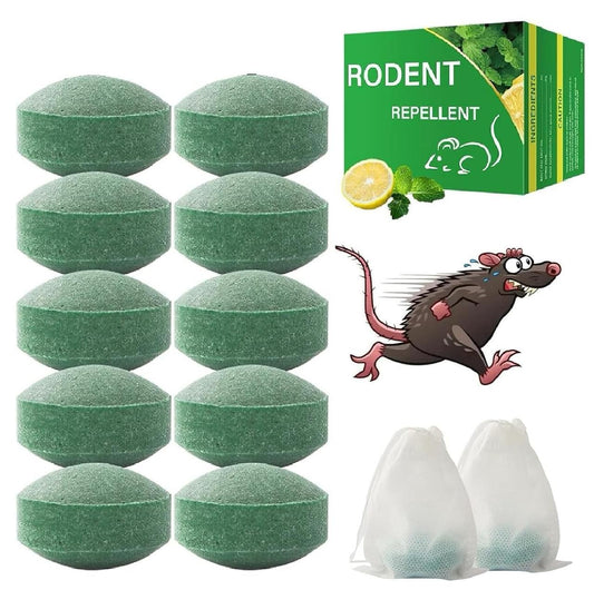 Rat Repellent Balls for Car Rodent Repellent to Protect Wires in Car, Bike & Truck Engine No Kill Only Repels Home Indoor-Outdoor Garage Rat Controller Pills to Keep Rodents Out of Car Pack of 1 (10 Tablet)