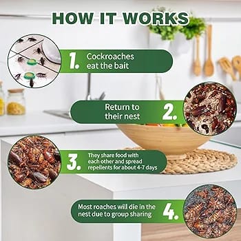 Cockroach killer gel trap